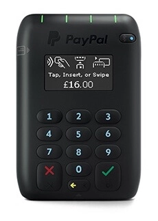 PayPal Here's kontaktløse terminal i Storbritannia